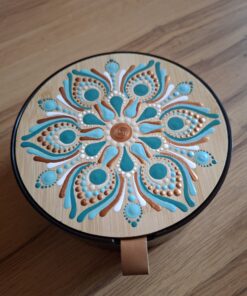 Mandala tükrös ékszeres doboz