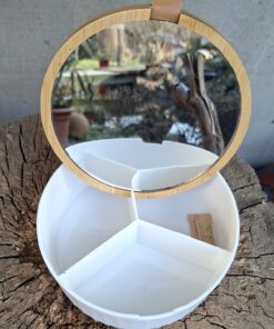 Mandala tükrös ékszeres doboz