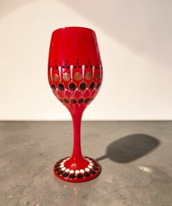 Extra talpas pohár - piros