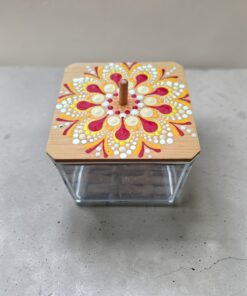 Alternative view of Mandala dobozka - piros