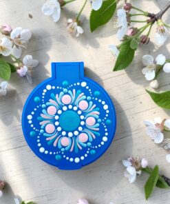 Mandala tükör - kék
