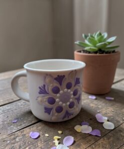 Eszpresszó mandala bögre