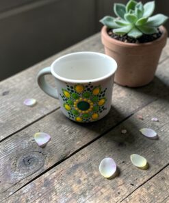 Eszpresszó mandala bögre