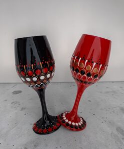 Extra talpas pohár - fekete