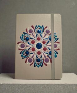 Mandala notesz- kék, lila