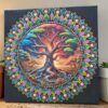 Mandala falikép