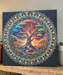 Mandala falikép